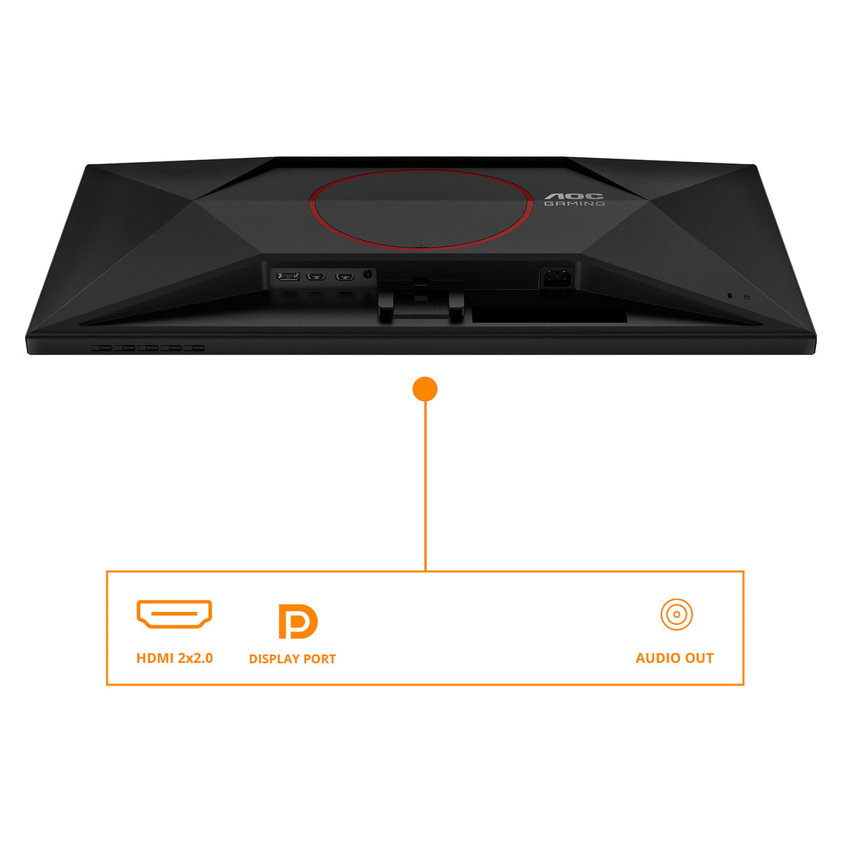 68,6 cm/27" (2560×1440) AOC 27G42XNE 16:9 QHD Fast VA 0,5 ms 180 Hz HDMI DisplayPort VESA Black