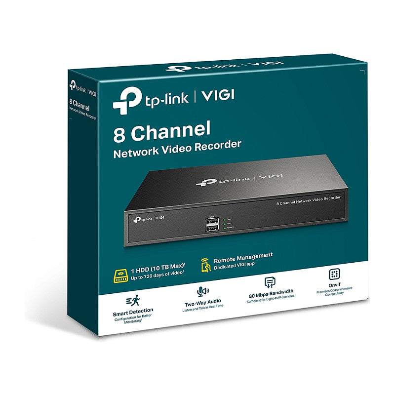 TP-Link Omada IPCam VIGI NVR1008H Security 8 Channel Video