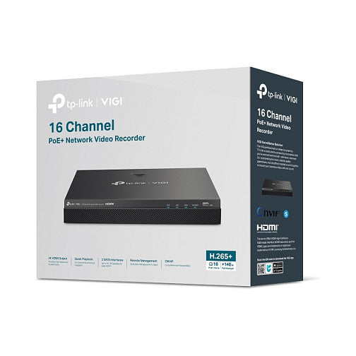 TP-Link Omada IPCam VIGI NVR2016H-16MP 16 Channel PoE+