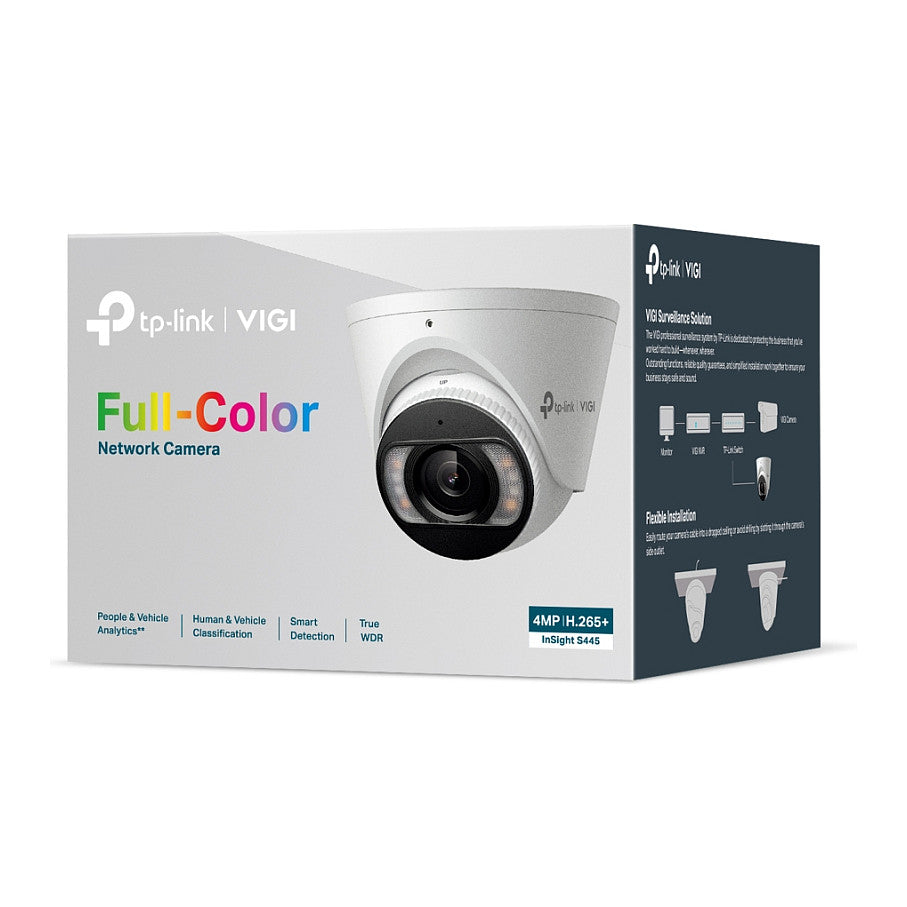 TP-Link Omada InSight S445(2.8mm) 4MP Full-Color Turret Netzwerkkamera