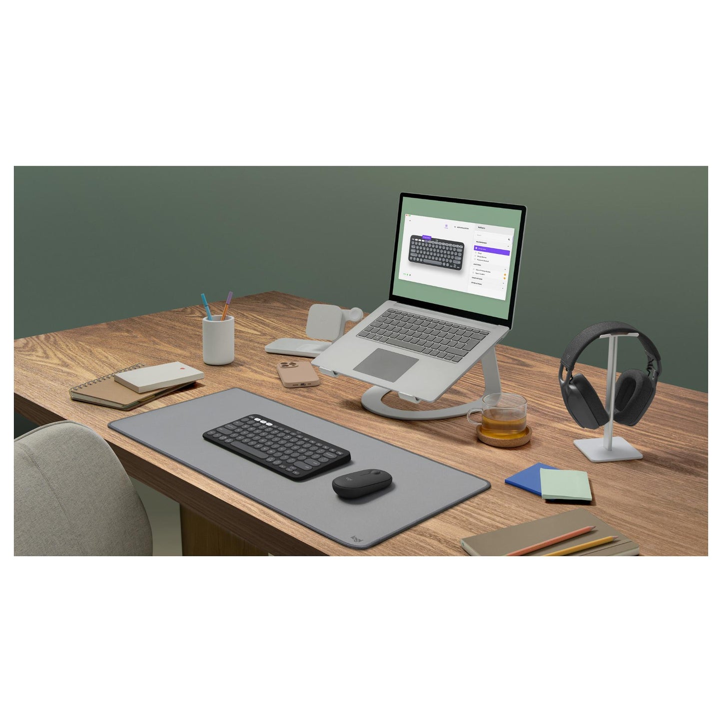 Logitech Pebble 2 Combo TONAL Graphite