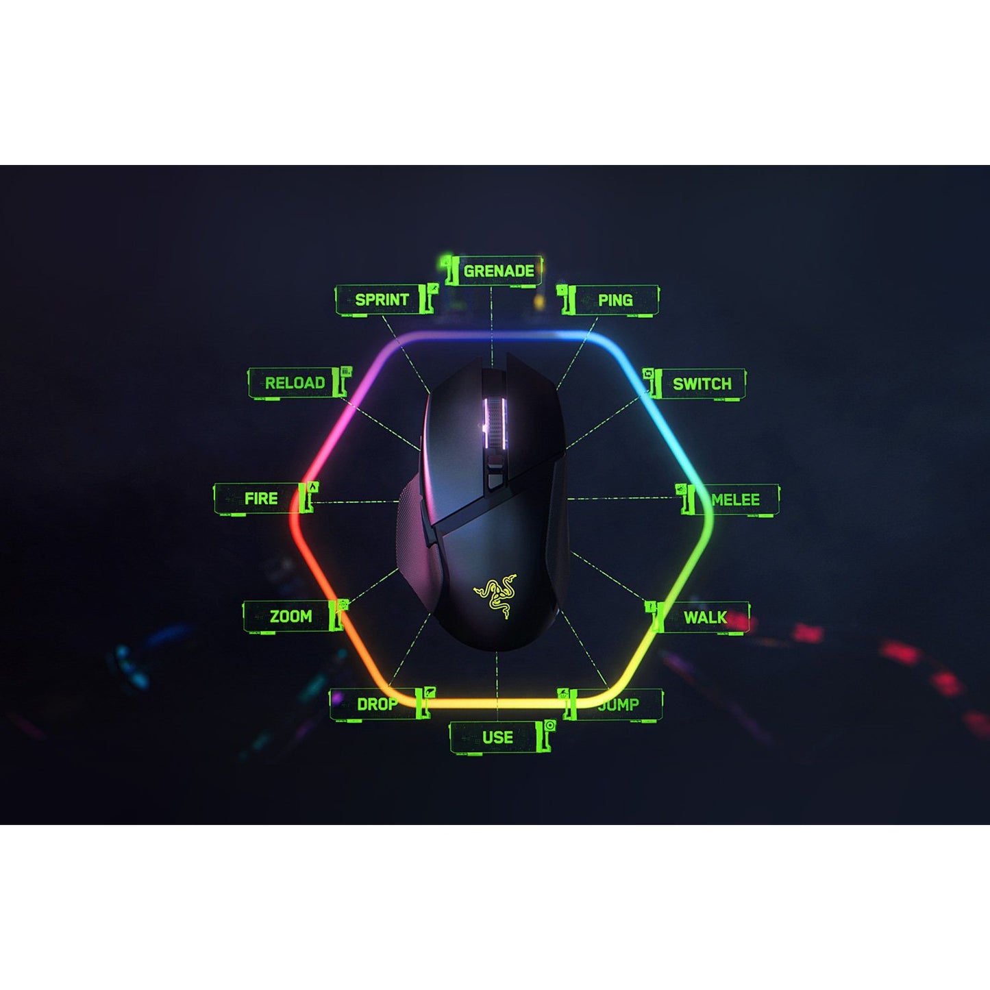 Razer Wireless Gaming Maus - Basilisk V3 Pro black