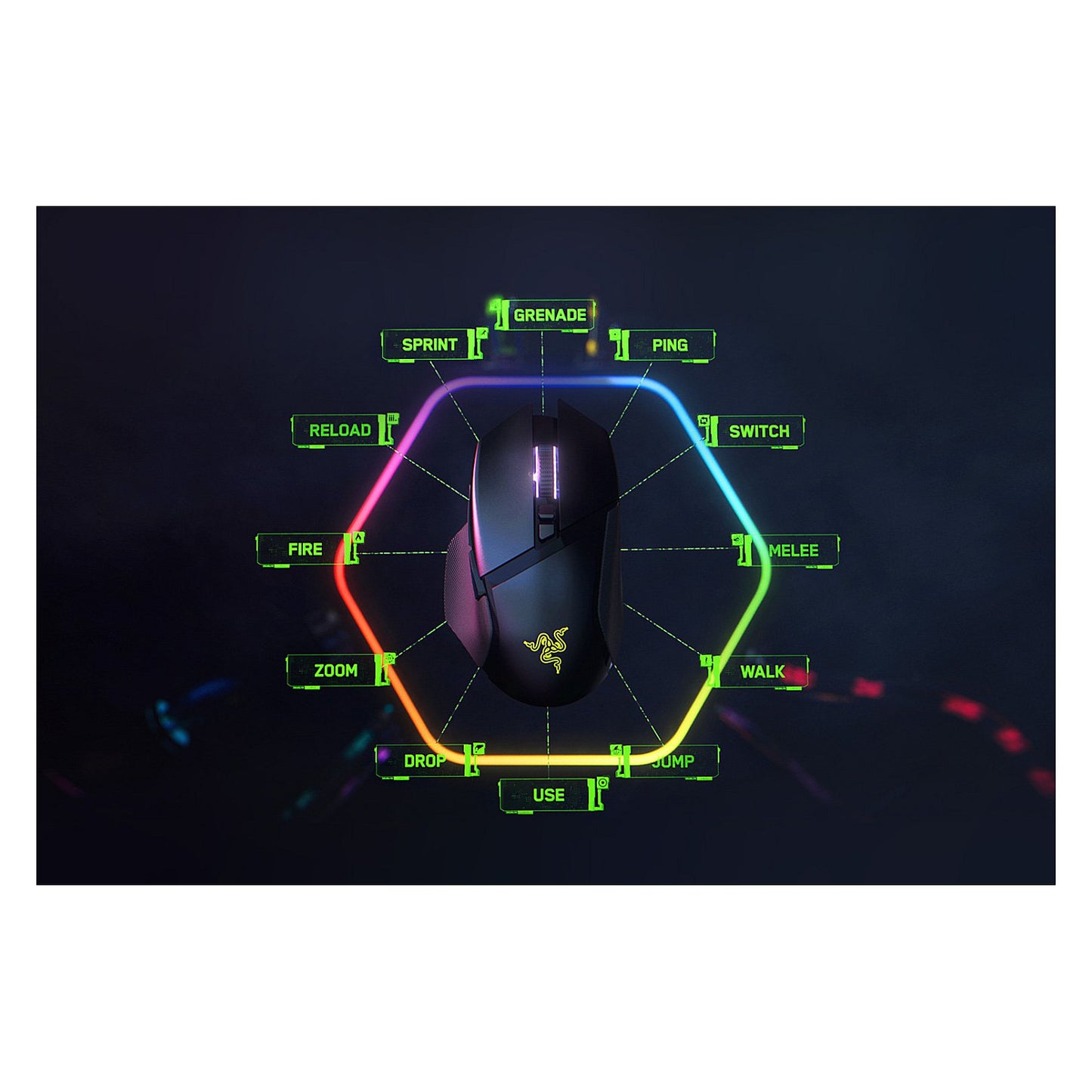 Razer Wireless Gaming Maus Basilisk V3 Pro black