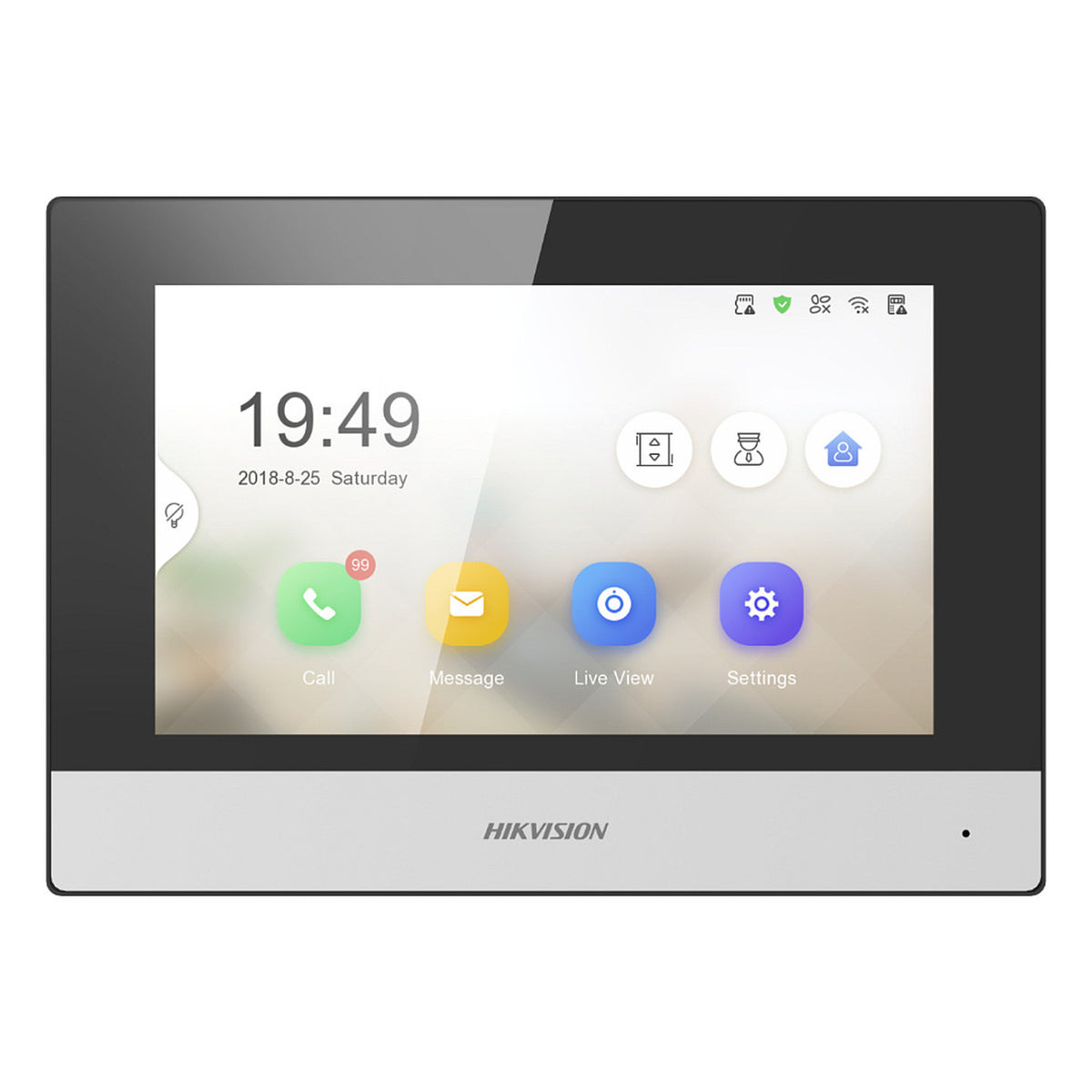 HikVision 7" Touchscreen Indoorstation DS-KH6320-WTE1/EU