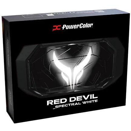 RX 9070 XT 16GB PowerColor Radeon Red Devil Spectral GDDR6 3 Fan white