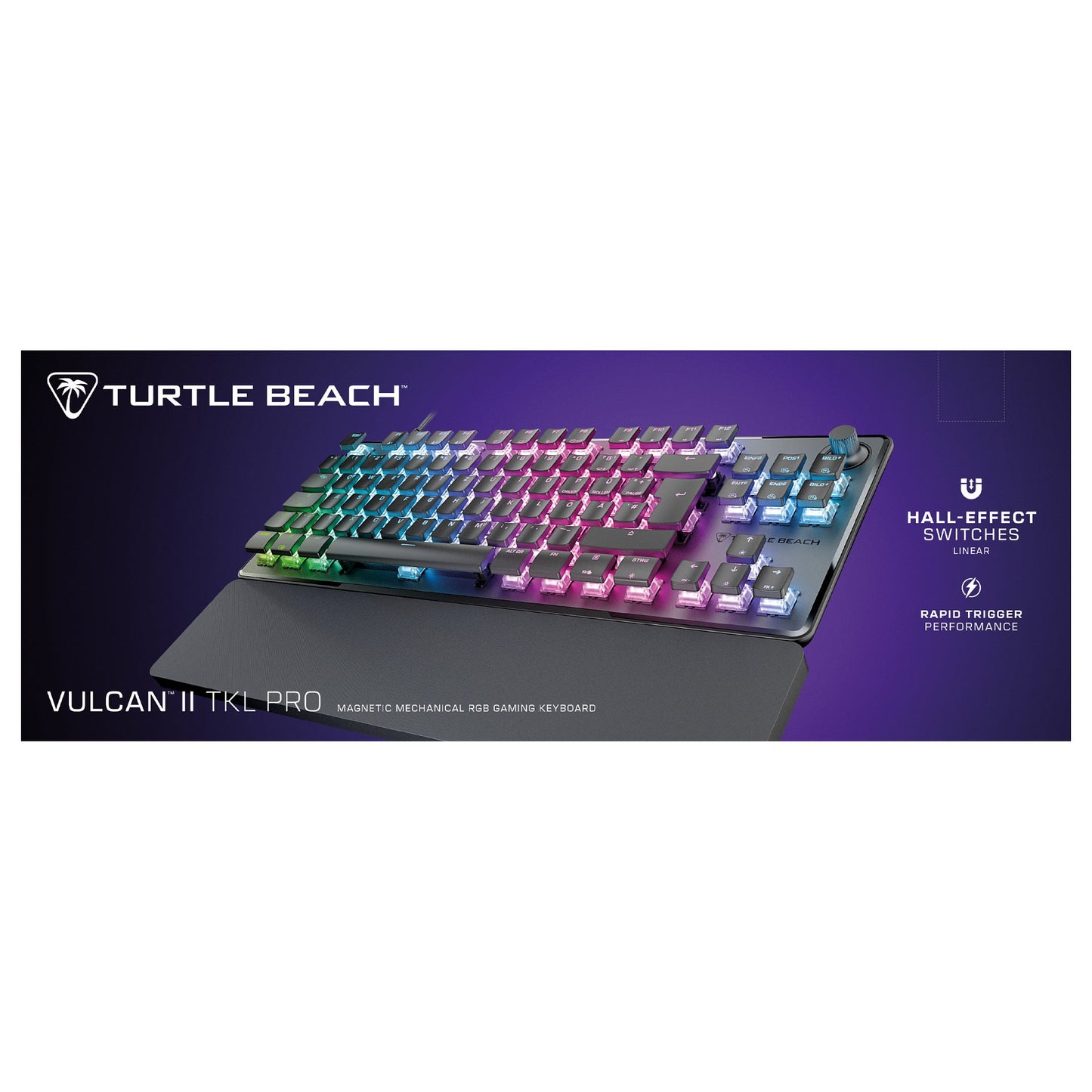 Turtle Beach Vulcan II TKL Pro Gaming-Tastatur. Schwarz