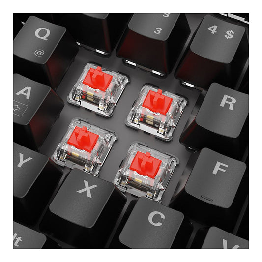 Sharkoon Gaming Tastatur Skiller SGK20 schwarz-rot DE