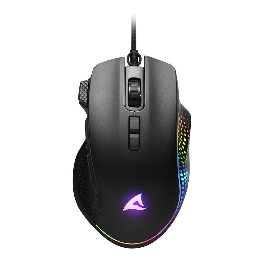 Sharkoon Maus Shark Force 3 Optisch 8 Tasten 12.800DPI schw