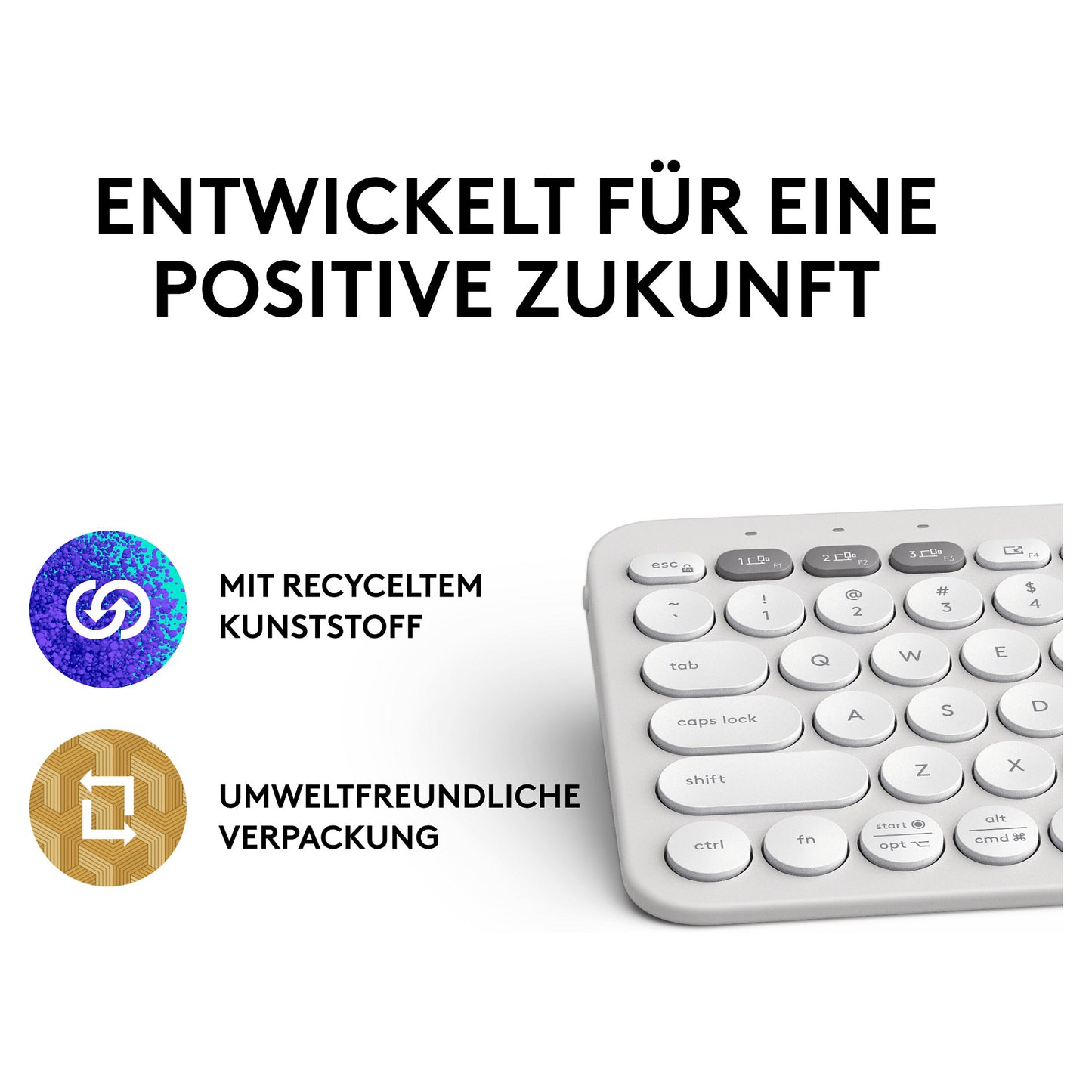 Logitech PEBBLE KEYS 2 K380S TONAL WHITE