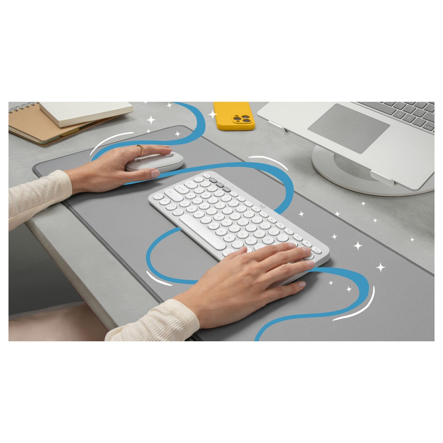 Logitech PEBBLE KEYS 2 K380S TONAL WHITE