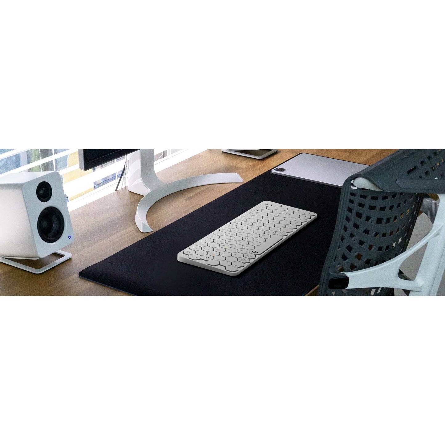 KeySonic KSK-5020BT-S (DE) Wireless MINI Aluminium sil/w