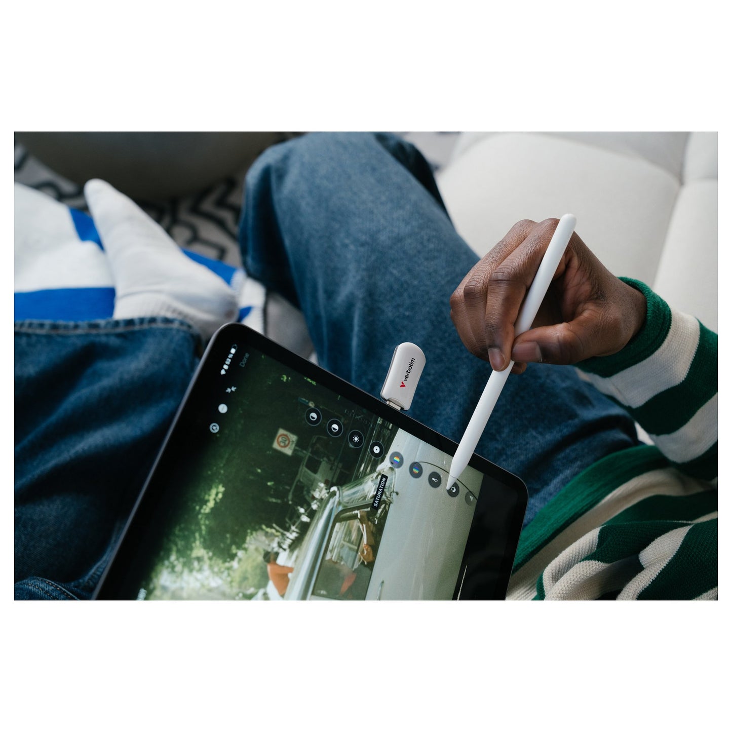 STICK 512GB Verbatim Plectra White USB-C Flash Drive 30231