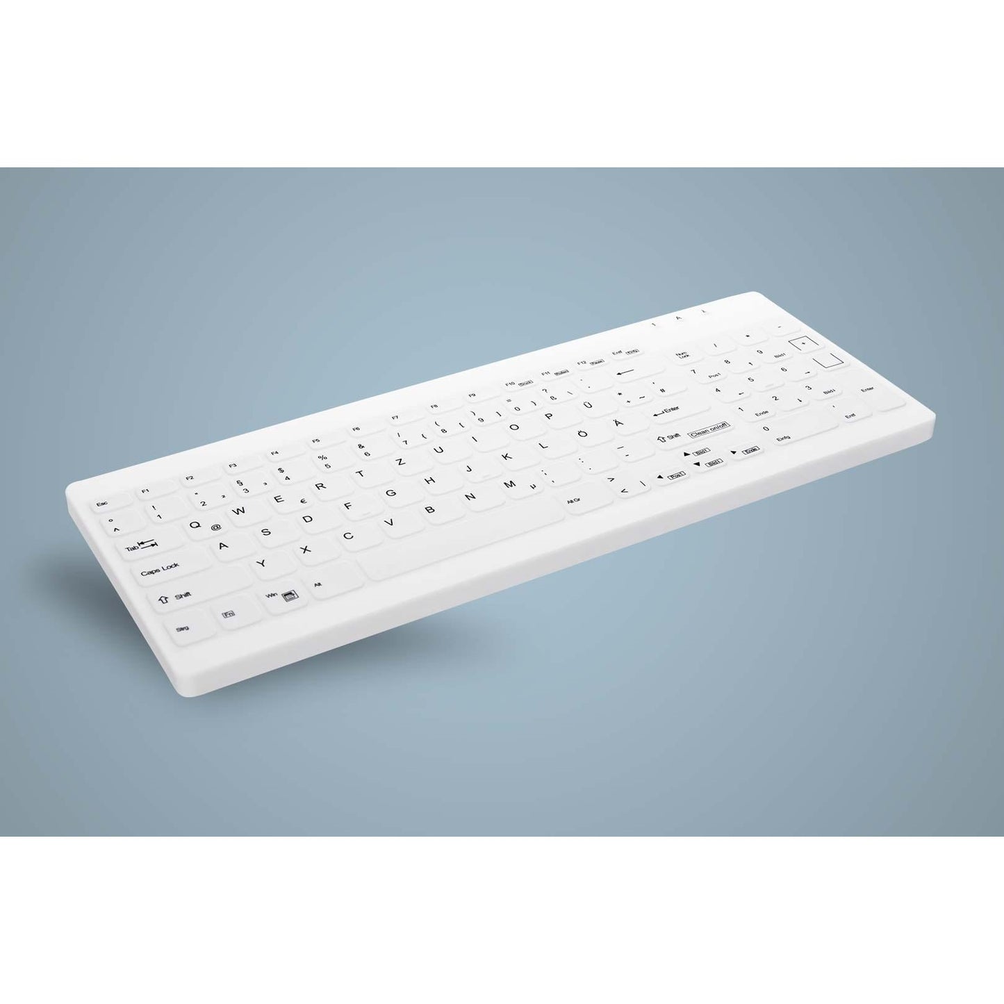 CHERRY AKTIVE KEY Hygiene Compact Ultraflat Keyboard with Nu