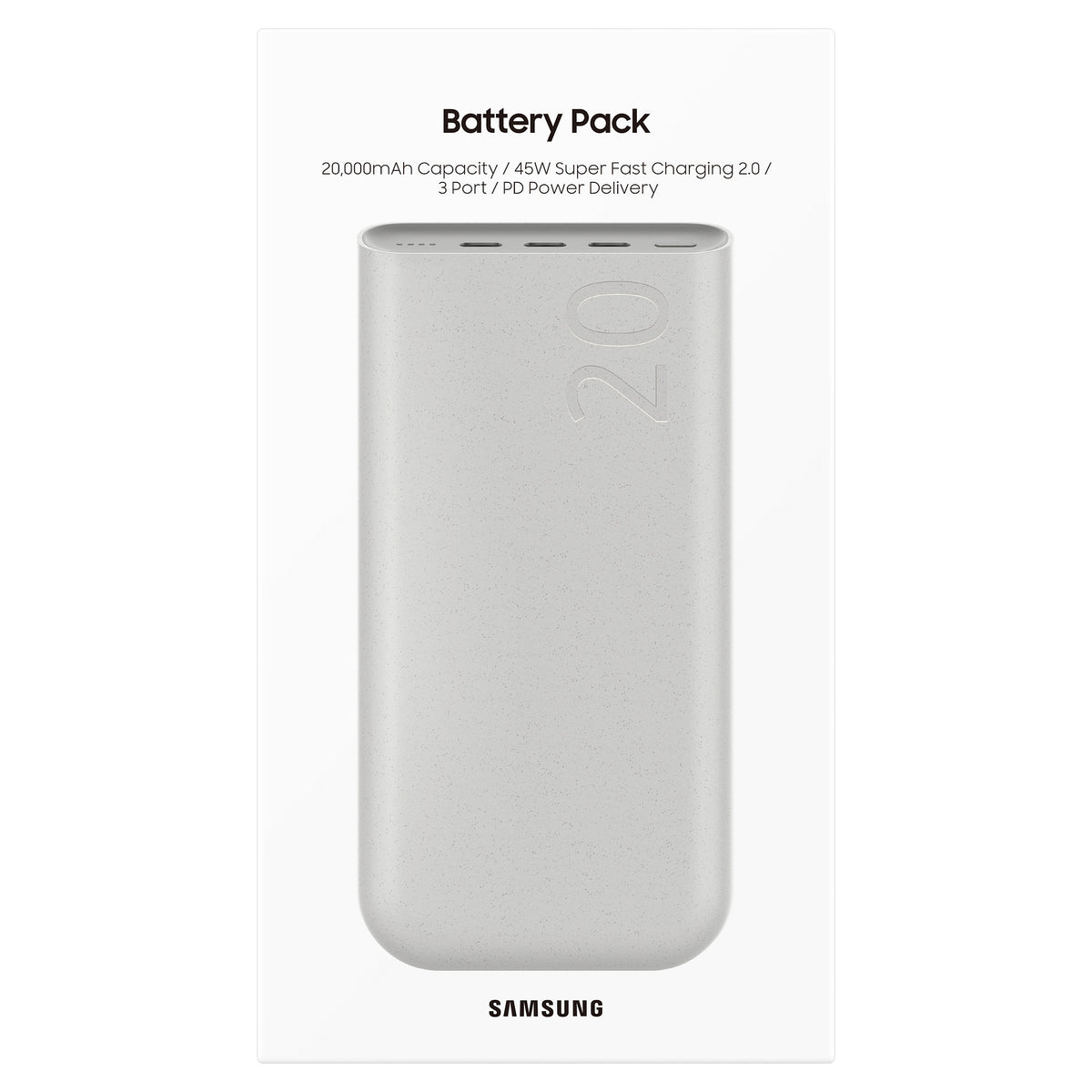 Samsung Powerbank P4520 20.000 mAh (45W). Beige