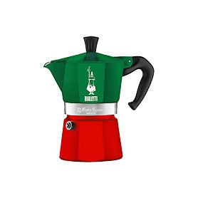 Bialetti Mokka-Kanne 0.1 l New Venus *Grün/Rot*