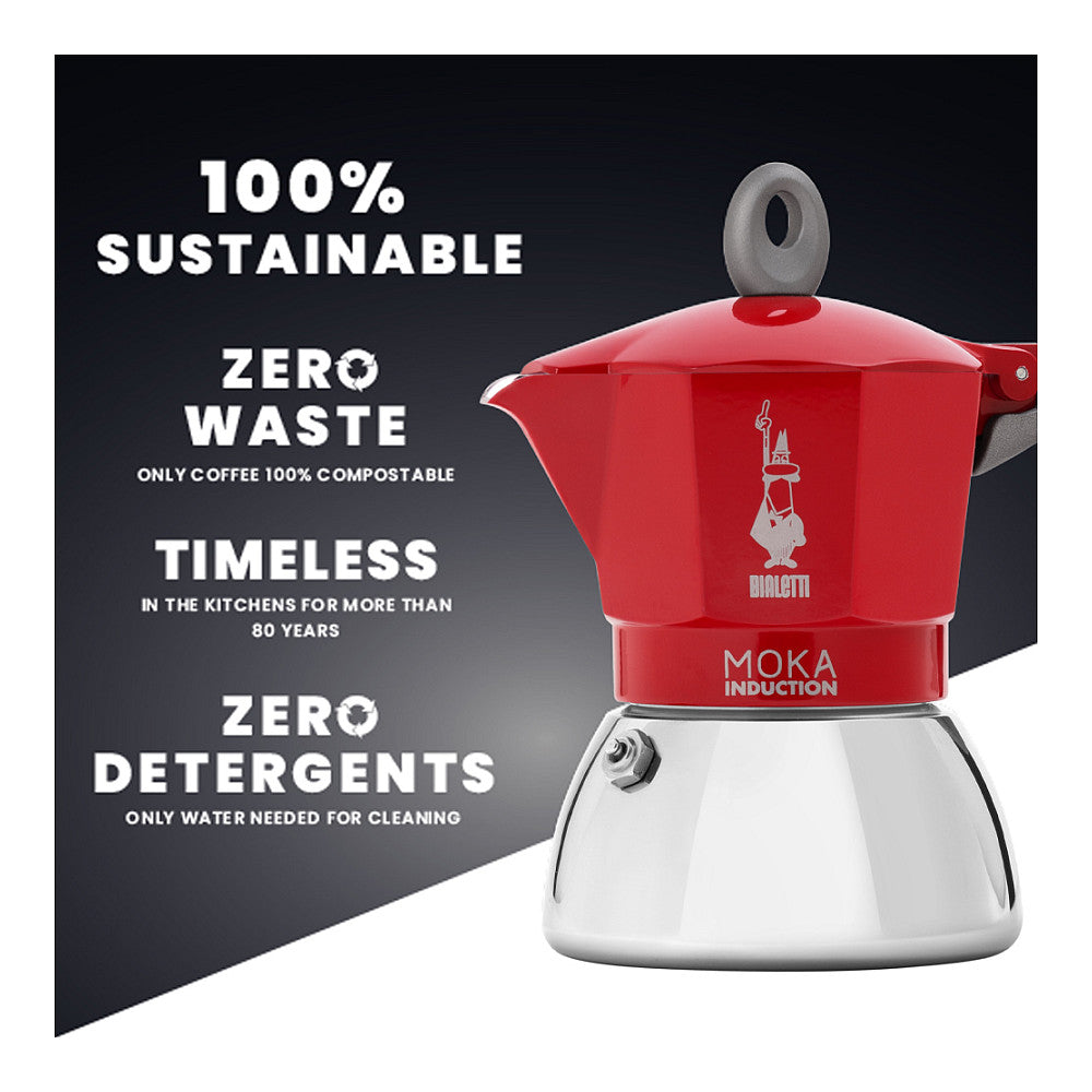Bialetti MOKA 2TZ Induction red