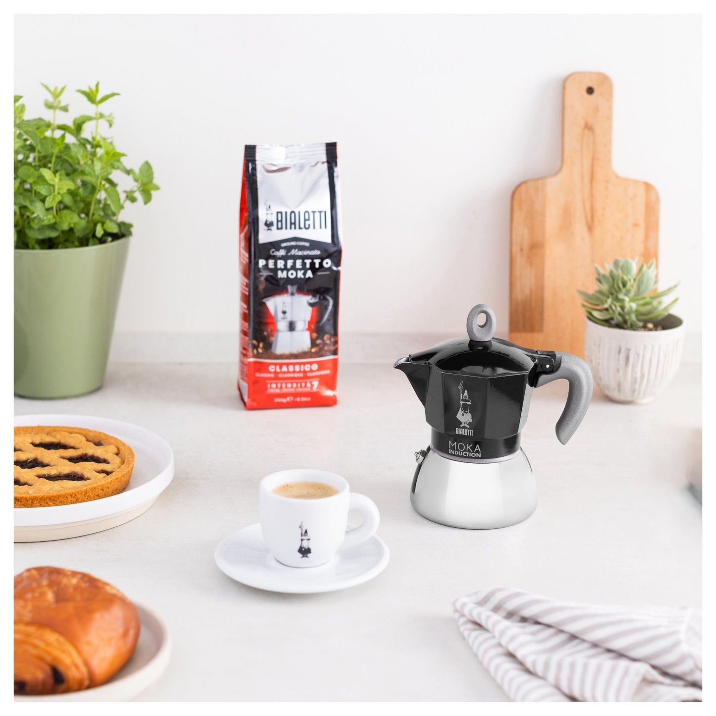 Bialetti MOKA 2TZ Induction nera