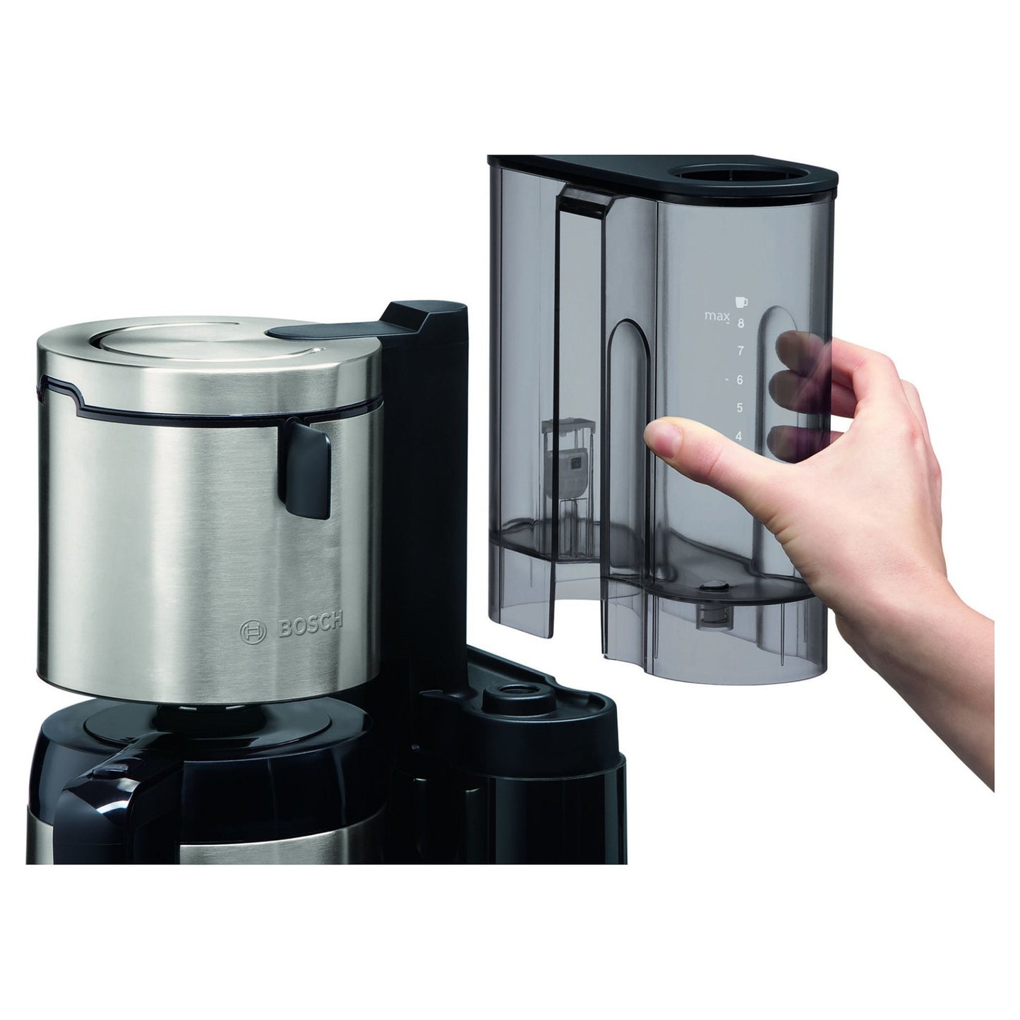 Bosch Filterkaffeemaschine TKA8A683 Styline Schwarz