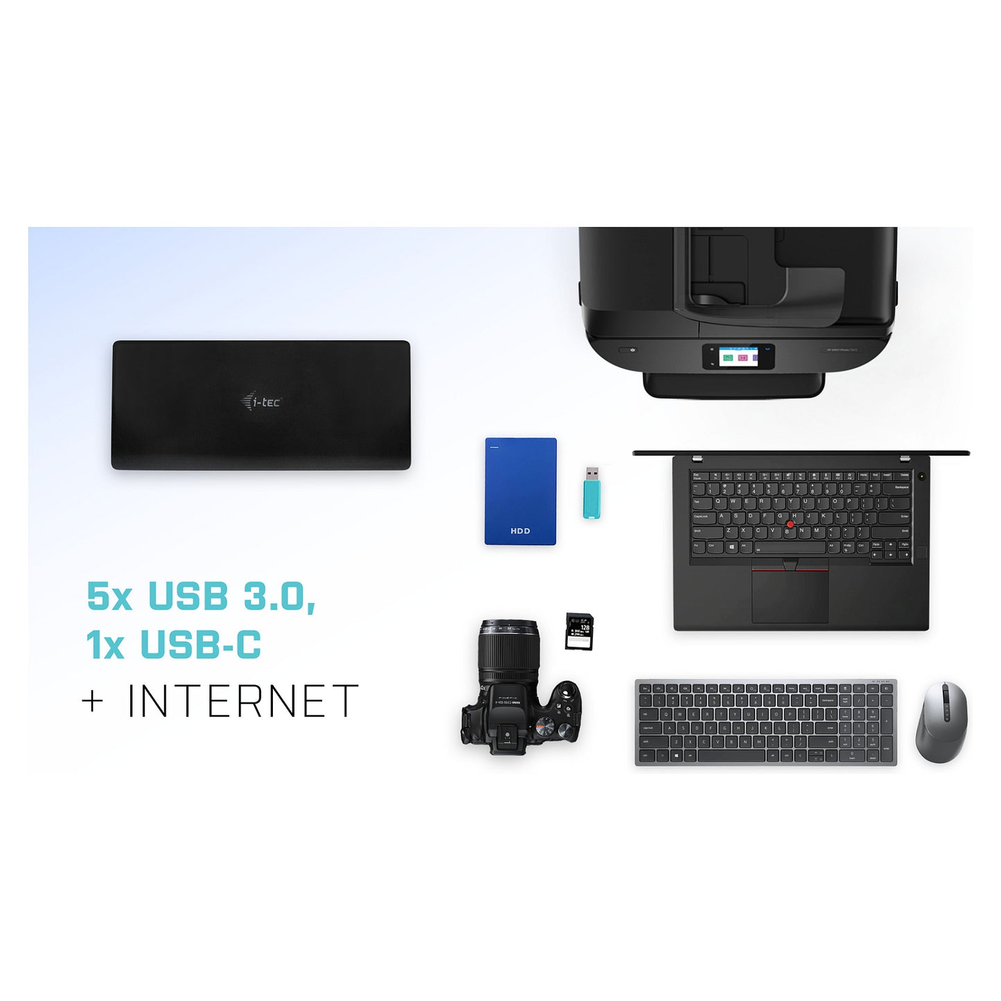 D I-TEC Dockingstation Quattro Display