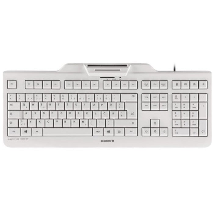 CHERRY KC 1000 SC Corded CH-Layout weiß/grau Smartcard