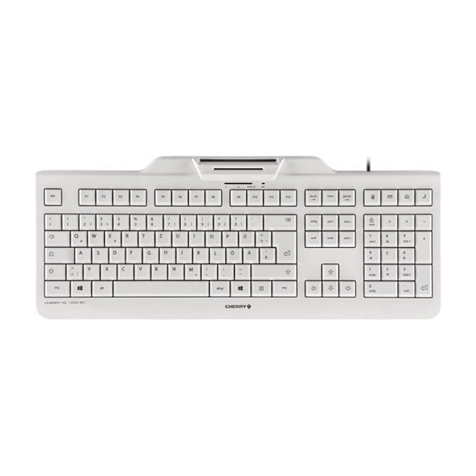 Cherry KC 1000 SC Corded CH-Layout weiß/grau Smartcard