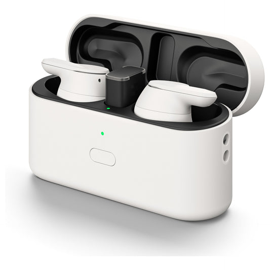 Epos Adapt E1 weiss Bluetooth TWS Earbuds Multi-Connect IPX5 Hybrid ANC Ladecase USB-C Dongle OhrAdapter Teams und iPhone Zertif.