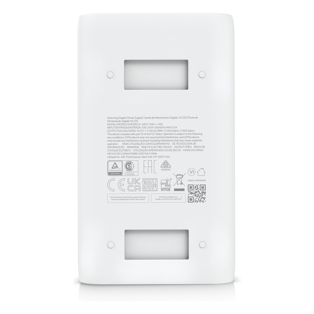 Ubiquiti PoE Injector &bull PoE++ &bull 60W &bull 10 GbE &bull UACC-PoE++-10G
