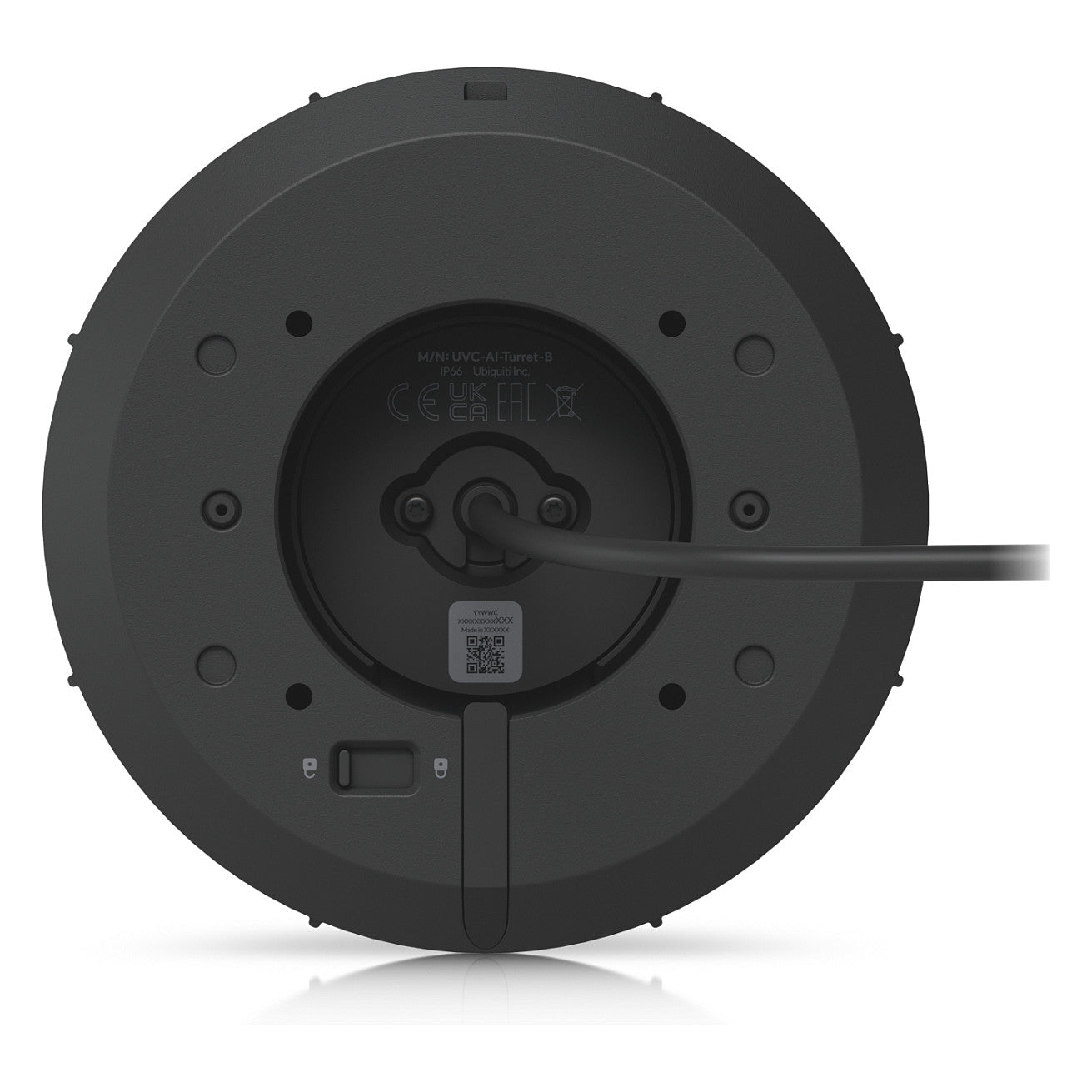 Ubiquiti UniFi Video Camera AI Turret • Outdoor • 4K • 109.9° Weitwinkel • IR-Nachtsicht • PoE+• black • UVC-AI-Turret-B