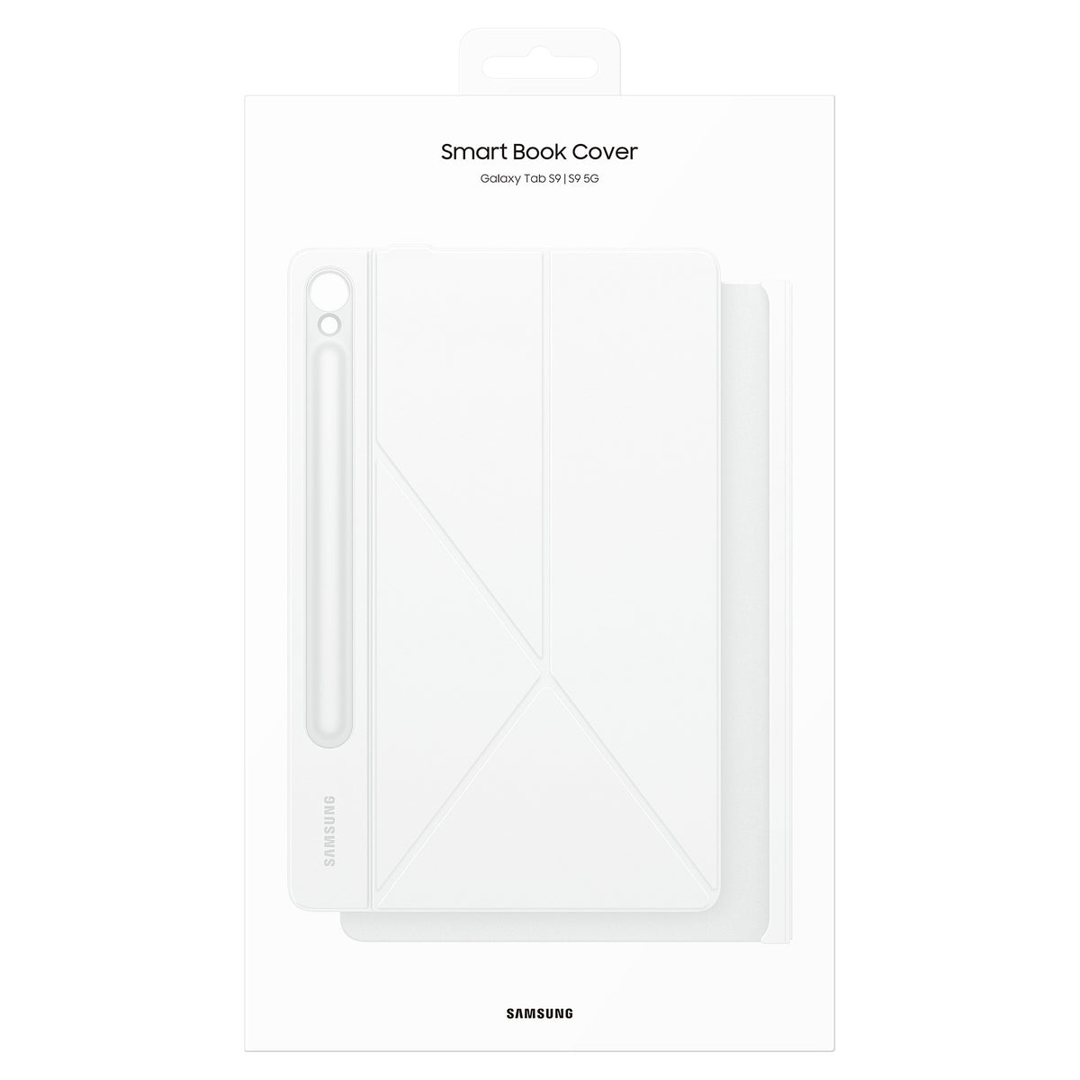 Samsung Smart Book Cover fr Galaxy Tab S9/S9 FE/S10 FE. White