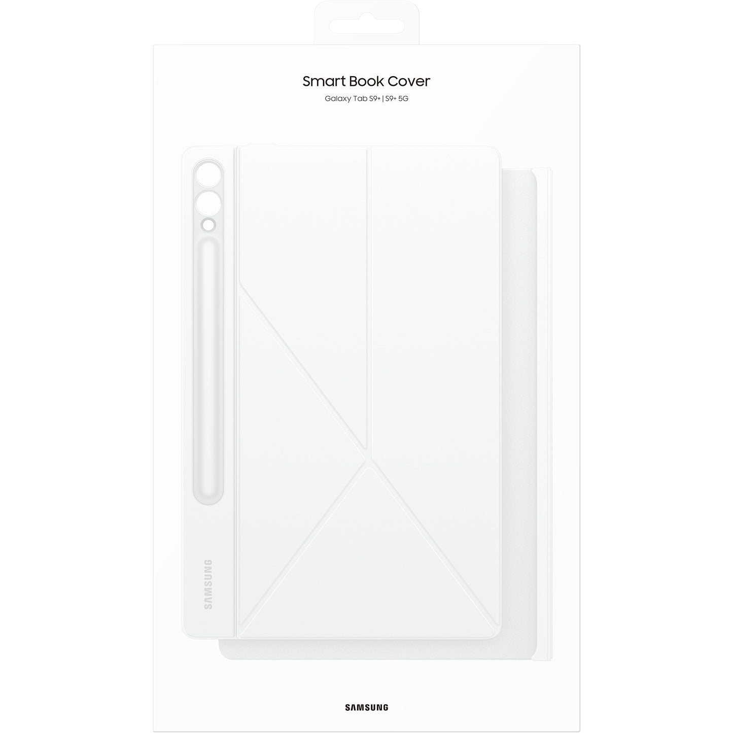 Samsung Smart Book Cover fr Galaxy Tab S9+/S9 FE+. White