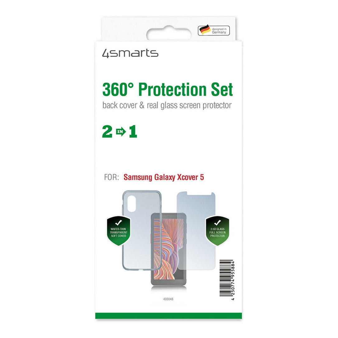 4smarts 360 Protection Set fr Galaxy Xcover 5. transparent