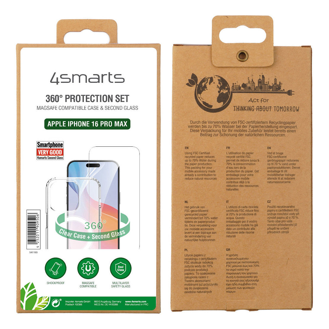 4smarts 360 Premium Protection Set fr iPhone 16 Pro Max