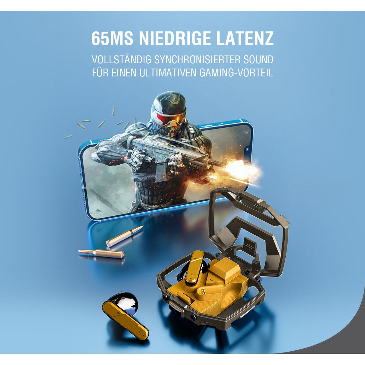 4smarts TWS Bluetooth Kopfhrer GameBuds. gelb