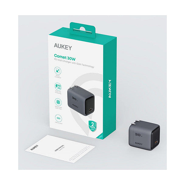 Aukey Ladeadapter Comet Mini 30W 1Port grau