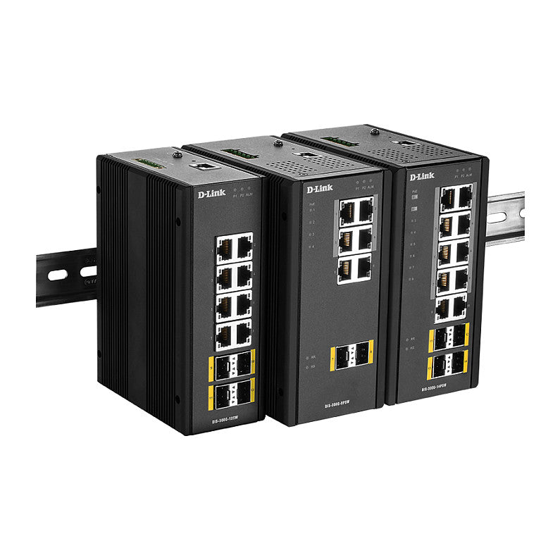 D-Link DIS-300G-12SW 12-Port Gigabit Industrie Switch