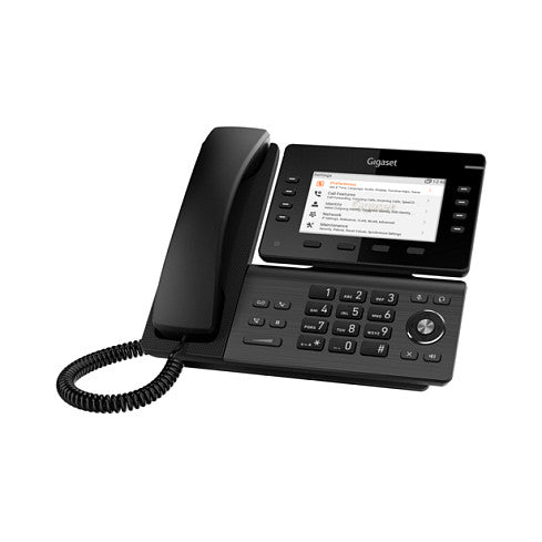 GIGASET P825 IP PRO IP Tischtelefon 12.7 cm 5 Zoll aufklappbares TFT-Farbdisplay USB 2x RJ45 Anschl. fr P800 KEY PRO Exp. Mod. PoE