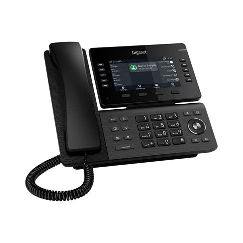 GIGASET P850W IP PRO IP Tischtelefon 12.7 cm 5 Zoll TFT-Farbdisplay 2x USB WLAN Anschluss fr P800 KEY PRO Expanson Module PoE
