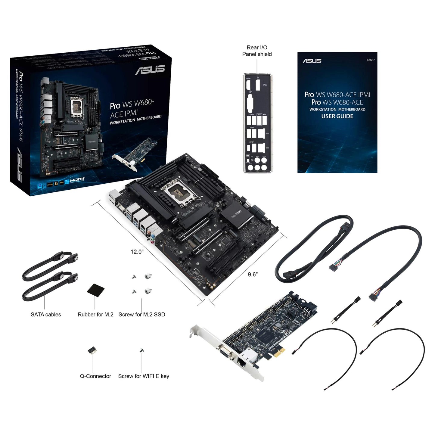 MB ASUS PRO WS W680-ACE IPMI (Intel.1700.DDR5.ATX)