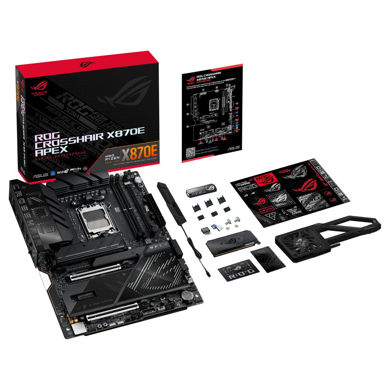 MB ASUS ROG CROSSHAIR X870E APEX (AMD.AM5.DDR5.ATX)