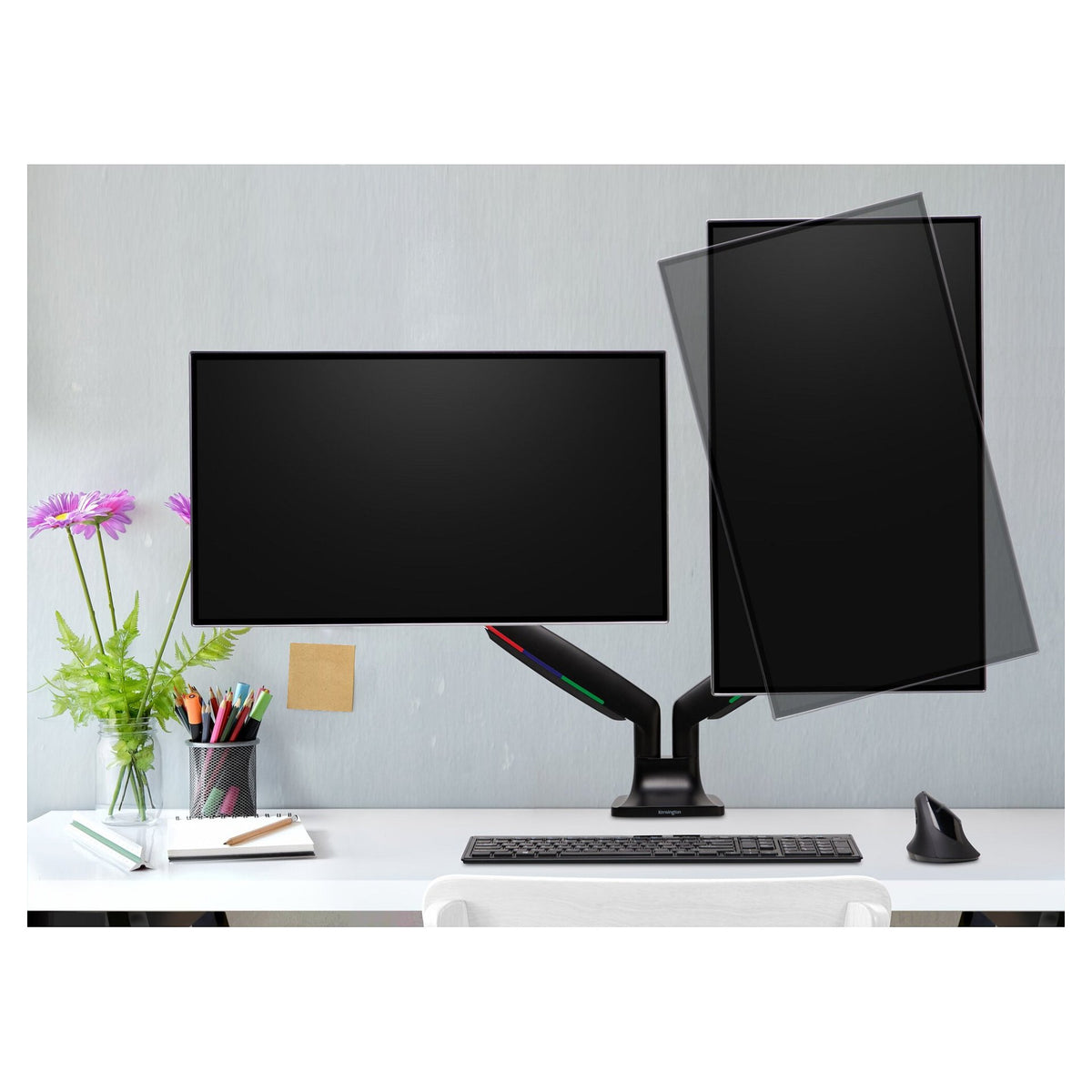 Kensington Monitorarm 2TFT. .schw.One-Touch