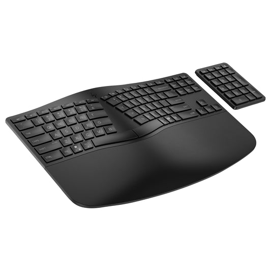 HP 960 Ergonomisch seperater Tastenblock Kabellos