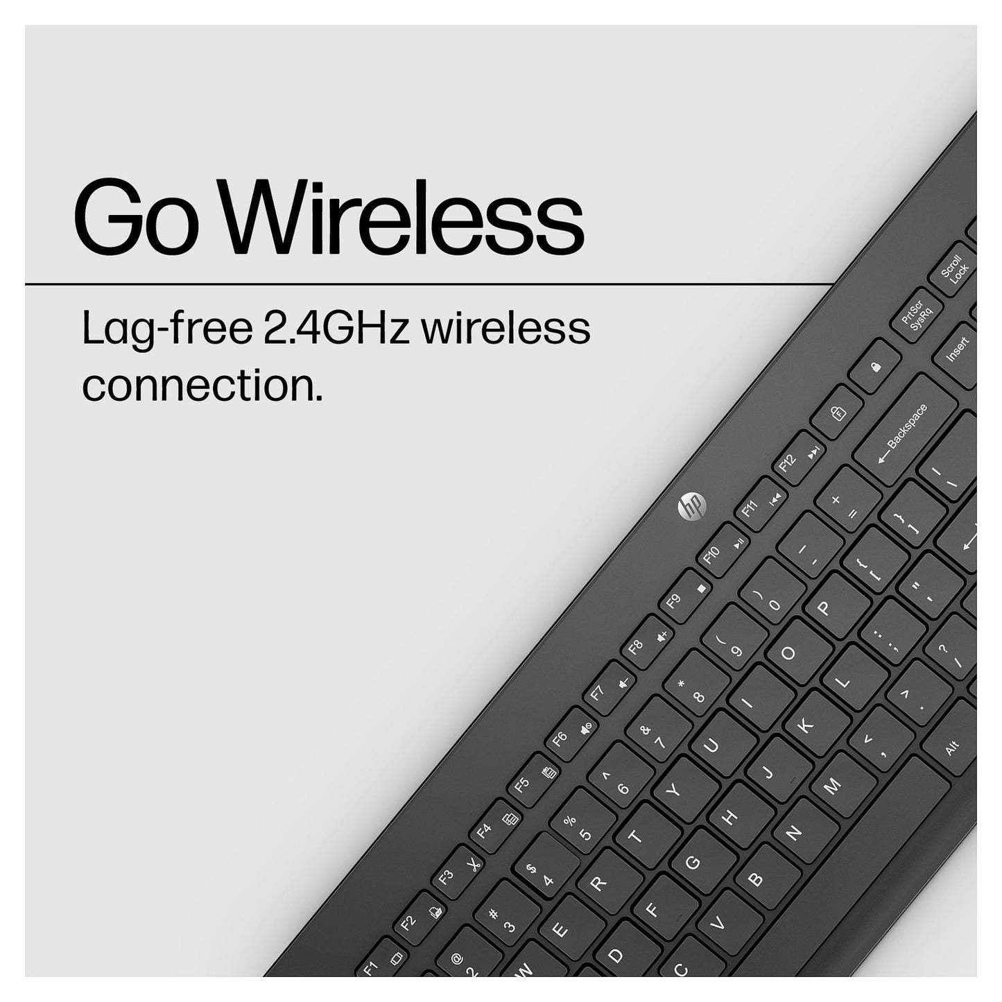 HP Tastatur 230 Wireless Tastatur USB-A Schwarz
