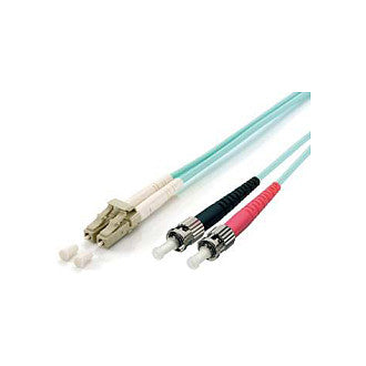 Equip LWL Patchkabel LC->ST 1.00m Multimode Duplex OM3 turq Polybeutel