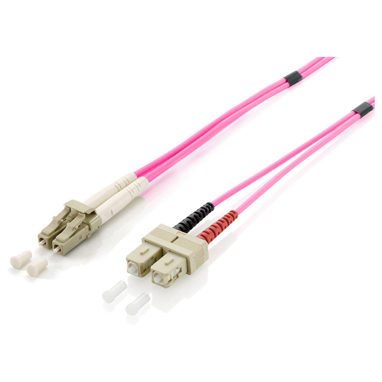 Equip LWL Patchkabel LC->SC 3.00m Multimode Duplex OM4 vi Polybeutel