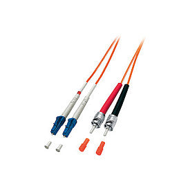 Equip LWL Patchkabel LC->ST 10.00m Multimode Duplex OM2 or Polybeutel