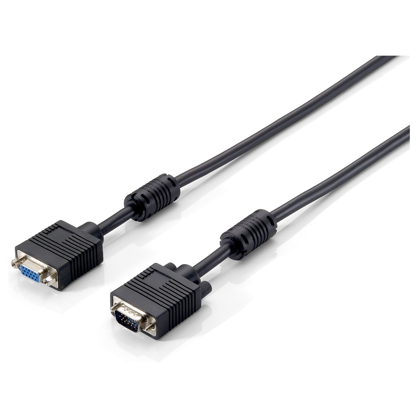 Equip VGA Kabel Verl. HD15 St/Bu 15.00m 1024x 768/60Hz sw Polybeutel