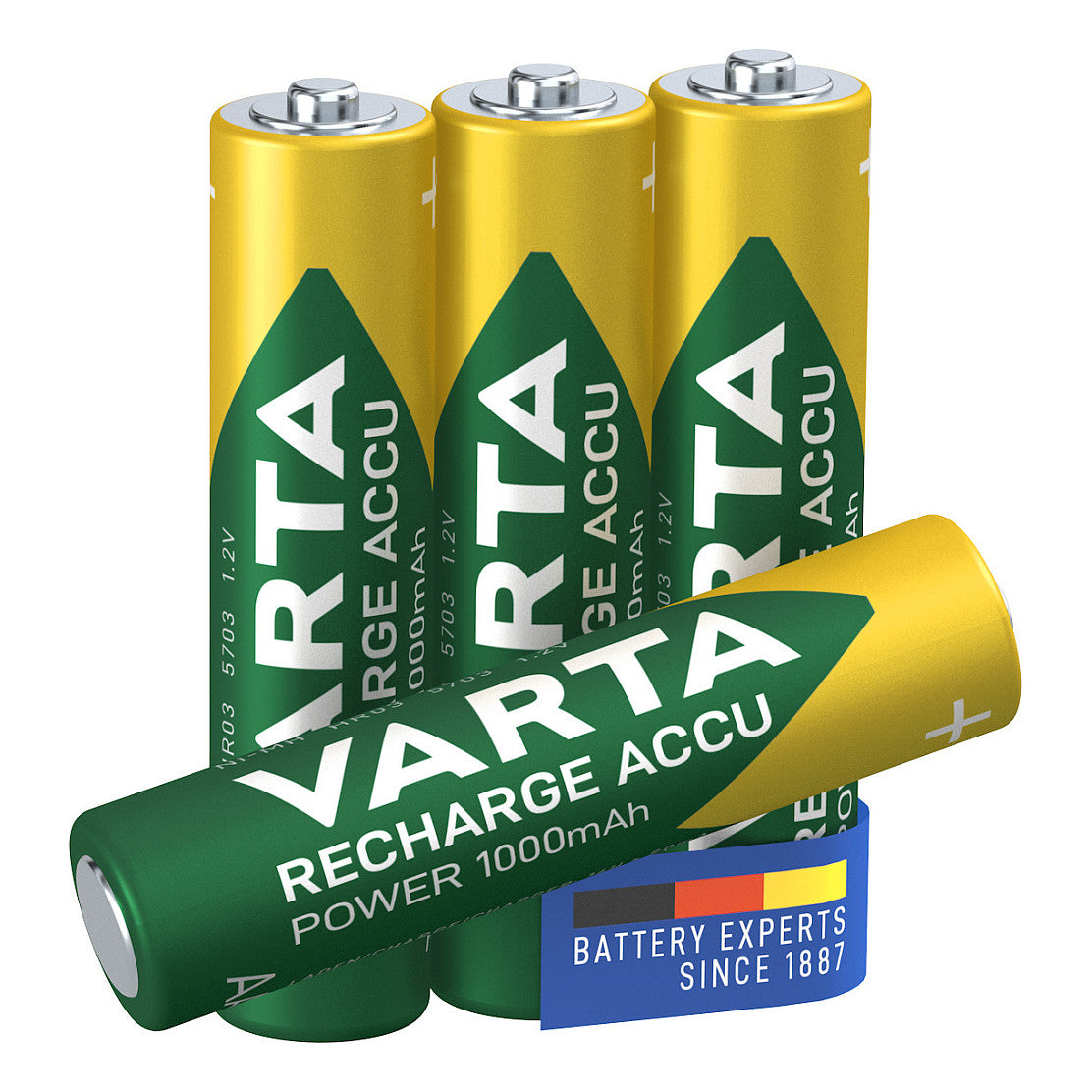 Akku AAA 1.2V (HR03) *Varta* Recharge Accu - 4er-Pack