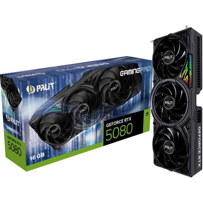 RTX 5080 16GB Palit GamingPro GDDR7 3 Fan