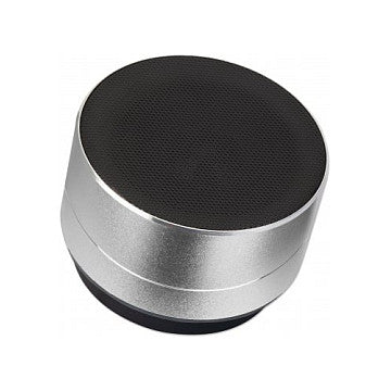 MANHATTAN Metallic LED-Bluetooth-Lautsprecher buntes Licht Bedienelemente USB-A-Port MicroSD-Kartenslot 3.5mm-Klinkenbuchse silber