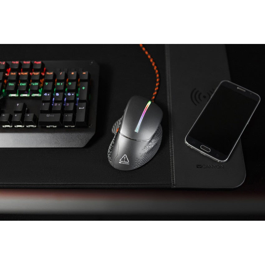 Canyon Gaming Mouse Apstar GM-12 6400 DPI/RGB/6 Keys bk retail